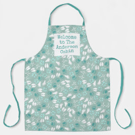 ワイルドな物が舞うキャビンへようこそ エプロン