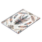 ワイルドな羽根 ノートブック (左側)