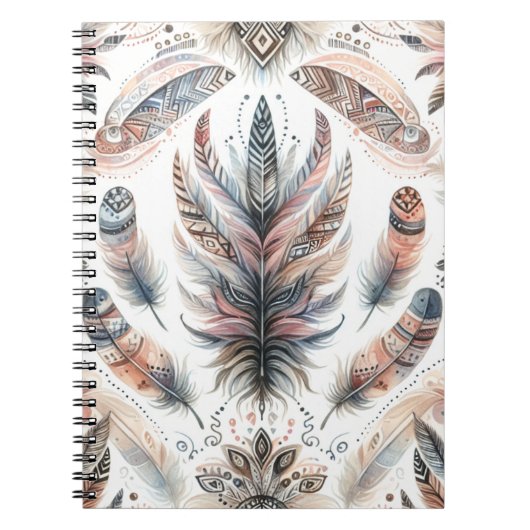 ワイルドな羽根 ノートブック (正面)