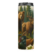 ワイルドな自然とハンターの夢 タンブラー (裏面)