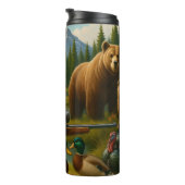 ワイルドな自然とハンターの夢 タンブラー (回転右)