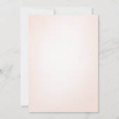 ワイルドな花のサファリガール 1歳の誕生日 招待状 (裏面)