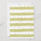 ワイルドな赤ちゃんシャワーを浴びる予定だ 招待状 (裏面)