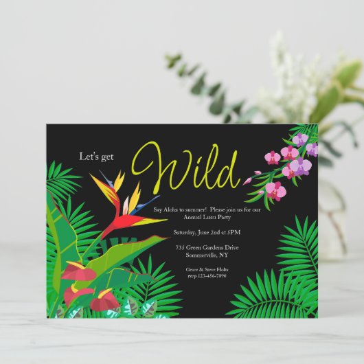 ワイルドにしよう 招待状 (スタンド正面)