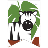 ワイルドにしよう | Safariをテーマにしたパーティー |誕生日 バンティングフラッグ (第1の旗)