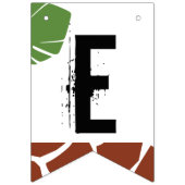 ワイルドにしよう | Safariをテーマにしたパーティー |誕生日 バンティングフラッグ (第3の旗)