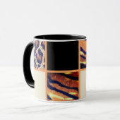 ワイルドについてミミアニマルプリントギフトマグ マグカップ (正面左)