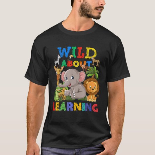 ワイルドについて学の先生新学期の先生 Tシャツ (正面)