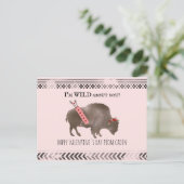 ワイルドについて教室バレンタインデーのバッファローのキューピッド ポストカード (スタンド正面)