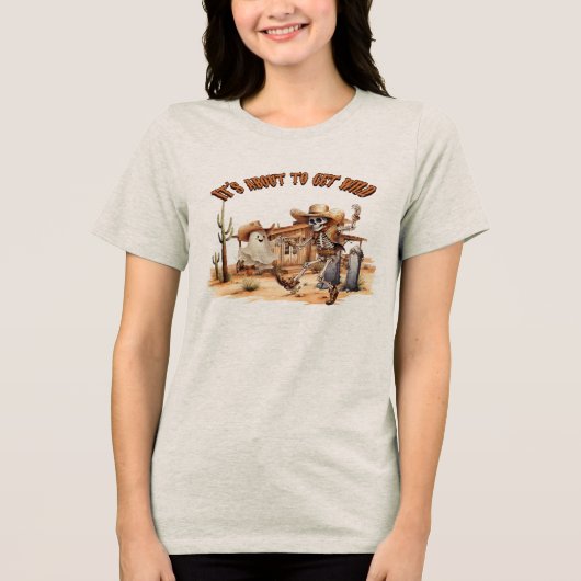 ワイルドになる話だ トライブレンドTシャツ (正面)