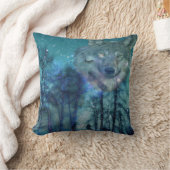 ワイルドに呼ぶ クッション (ブランケット)