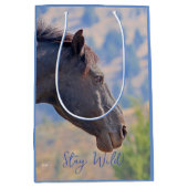 ワイルドに居て！,抱き枕 ミディアムペーパーバッグ (正面)