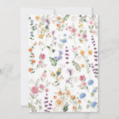 ワイルドに恋する ワイルドフラワーガーデン ブライダルシャワー 招待状 (裏面)