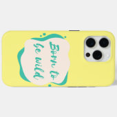 ワイルドに生きる Case-Mate iPhoneケース (裏面 (横))