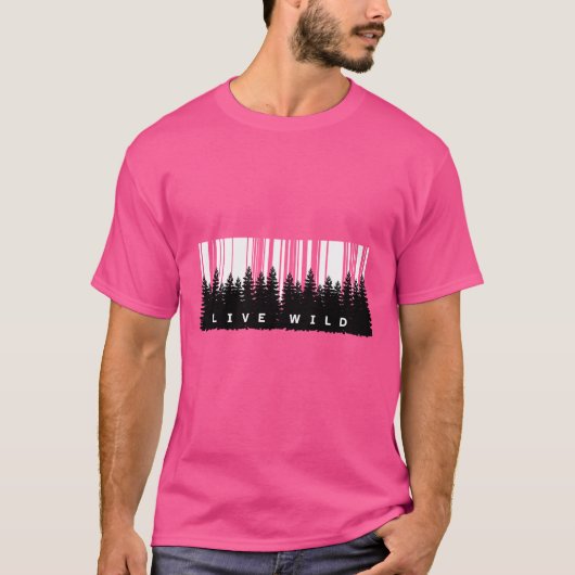 ワイルドに生きるTシャツ Tシャツ (正面)