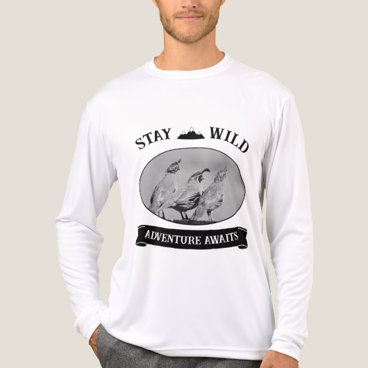 ワイルドに生きろTシャツ トライブレンドＴシャツ (正面)