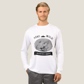 ワイルドに生きろTシャツ トライブレンドＴシャツ (正面全体)