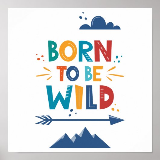 ワイルドに生まれつき ポスター (正面)