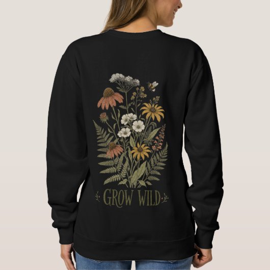 ワイルドに育て Tシャツ (裏面)