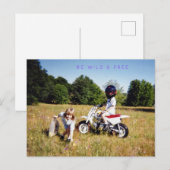 ワイルドに自由に ポストカード (正面/裏面)