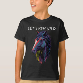 ワイルドに走ろう Tシャツ