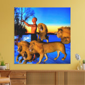 ワイルドの呼び出し キャンバスプリント (インサイチュ (リビング))