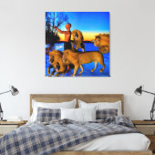 ワイルドの呼び出し キャンバスプリント (インサイチュ (寝室))