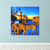 ワイルドの呼び出し キャンバスプリント (インサイチュ (ウッドフロア))