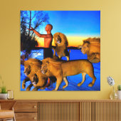 ワイルドの呼び出し キャンバスプリント (インサイチュ (リビング))