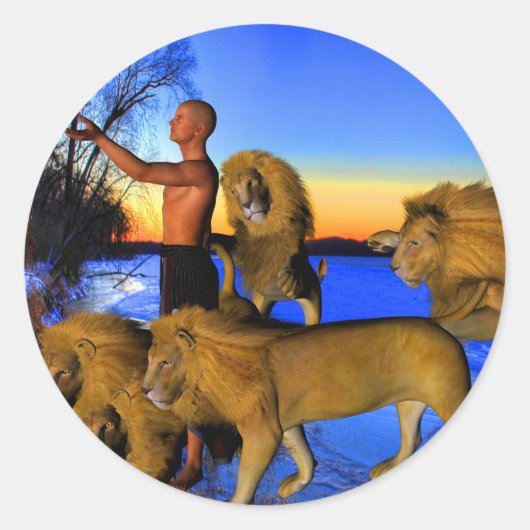 ワイルドの呼び出し ラウンドシール (正面)