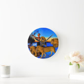 ワイルドの呼び出し ラウンド壁時計 (ホーム)