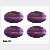 ワイルドの呼び出し 楕円形シール (シート)