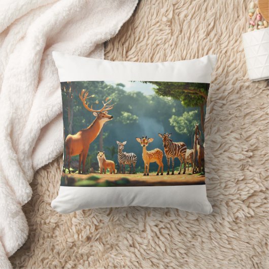 ワイルドの声 クッション (ブランケット)