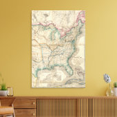 ワイルドの軍隊州の地統一された図 キャンバスプリント (インサイチュ (リビング))