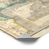 ワイルドの軍隊州の地統一された図 ポスター (角)