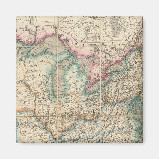 ワイルドの軍隊州の地統一された図 マグネット (正面)