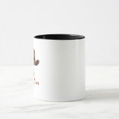 ワイルドは私の勇敢は私は2トーンのコーヒーマグである マグカップ (中央)