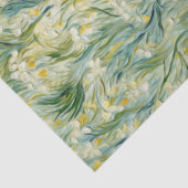 ワイルドアイリスアイボリーグリーンイエローティッシュペーパー 薄葉紙 (詳細)