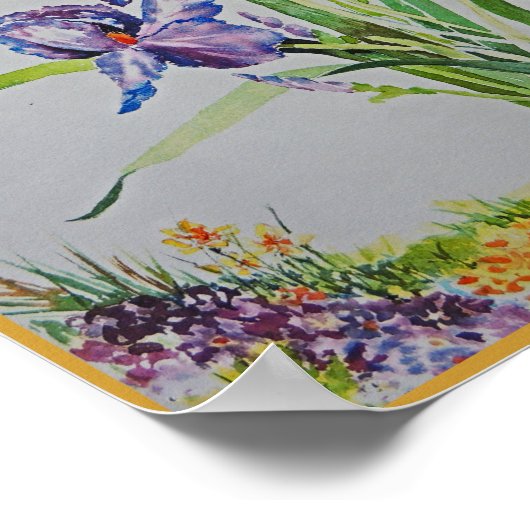 ワイルドアイリススモールnラブリー ポスター (角)