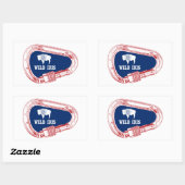 ワイルドアイリス登山カラビナー 長方形シール (シート)