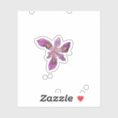 ワイルドアイリス透明 シール (シート)