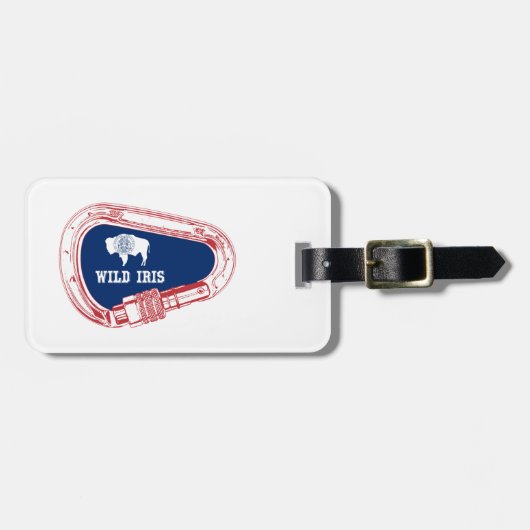 ワイルドアイリス クライミング カラビナ ラゲッジタグ (正面横)