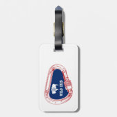 ワイルドアイリス クライミング カラビナ ラゲッジタグ (裏面縦)