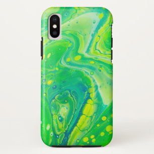 ワイルドアクリルフルードアート抽象芸術 iPhone X ケース