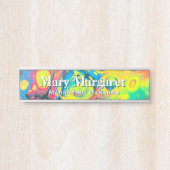 ワイルドアサイケデリッククリル机用ネームプレート サインプレート (正面)