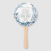 ワイルドアズール結婚式 プログラム ハンドファン (裏面)