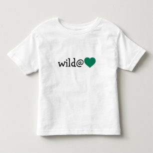 ワイルドアットハート – グリーンハート トドラーTシャツ