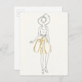 ワイルドアップル | スタイル名言 - おしゃれなドレス ポストカード (正面/裏面)