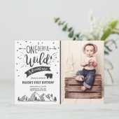 ワイルドアドベンチャー最初の誕生日の招待ワイルドワン 招待状 (スタンド正面)