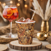 ワイルドアニマルコラージサファリバチェロレッテID1149 紙コップ